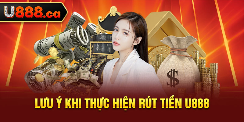 Lưu ý khi thực hiện rút tiền U888