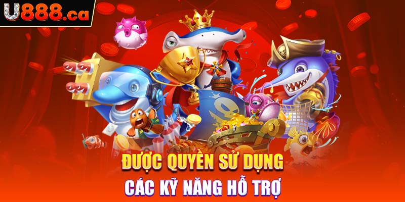 Được quyền sử dụng các kỹ năng hỗ trợ